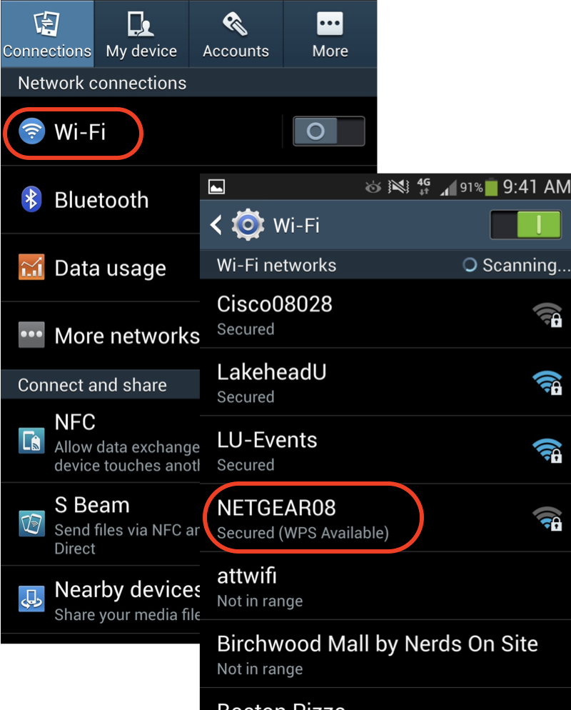 Android: Scan for a Wi-Fi Network