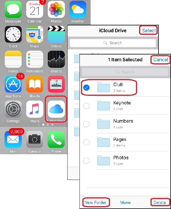 Managing iCloud Drive Files with iPhone