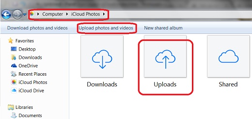 Upload Photos and Videos with iCloud for Windows