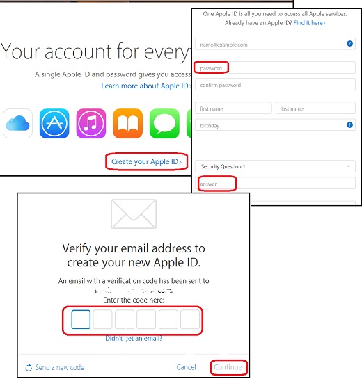 Applying Apple ID - Free Apple Online Account