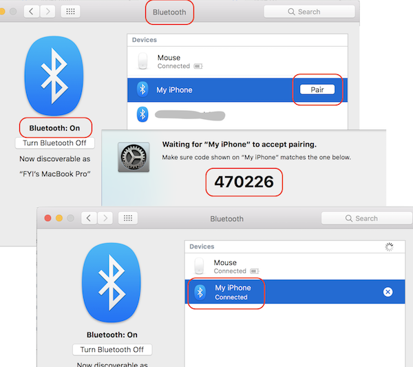 Connect to Personal Hotspot with Bluetooth from macOS