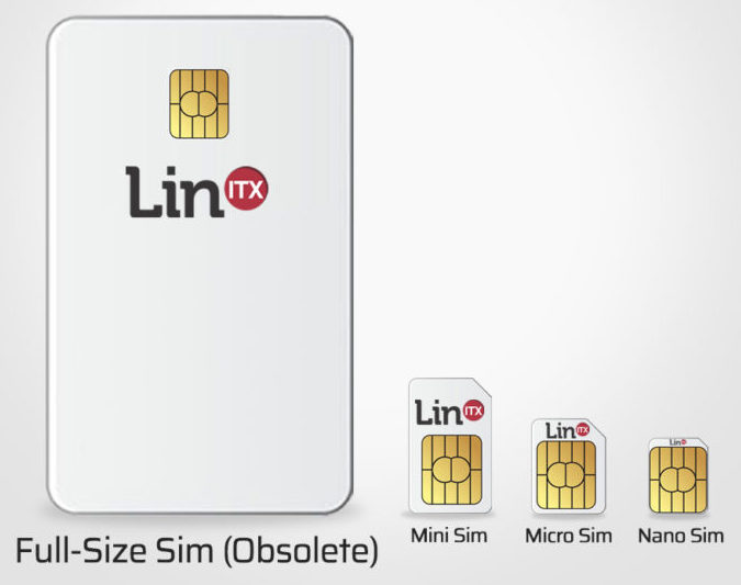 SIM Card Sizes - Full, Mini, Micro and Nano