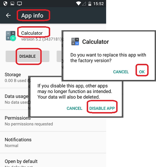 Disable System App on LG Phone