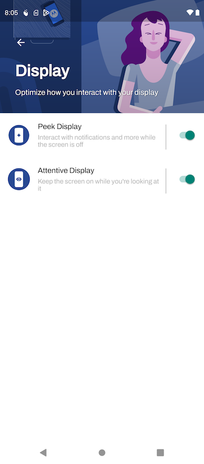 Motorola 'Moto' App - Display Preferences
