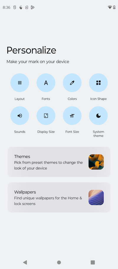 Motorola 'Moto' App - Personalization Options