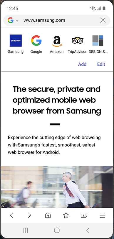 Samsung Internet Browser App