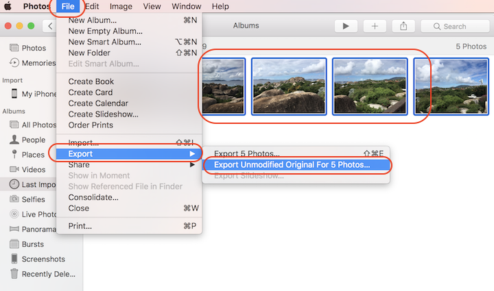 Export Photos on macOS