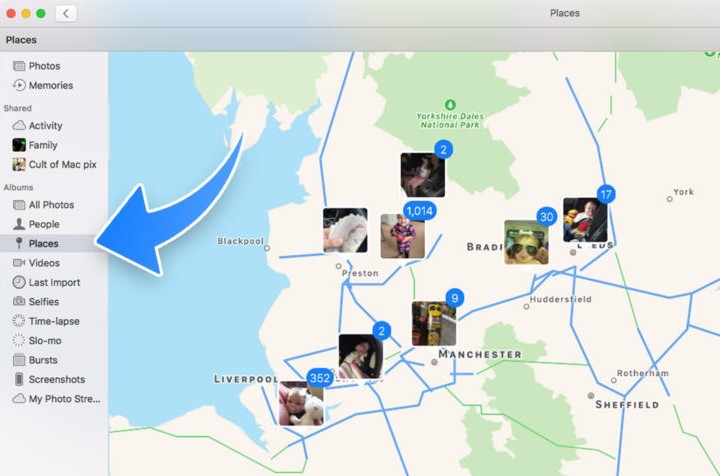 View Photo Locations on Map on macOS